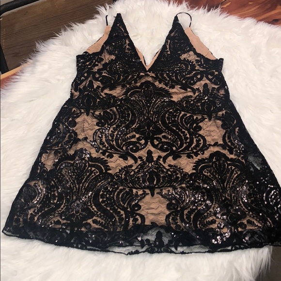 FREE PEOPLE Night Shimmers Mini Dress - Picture 10 of 14